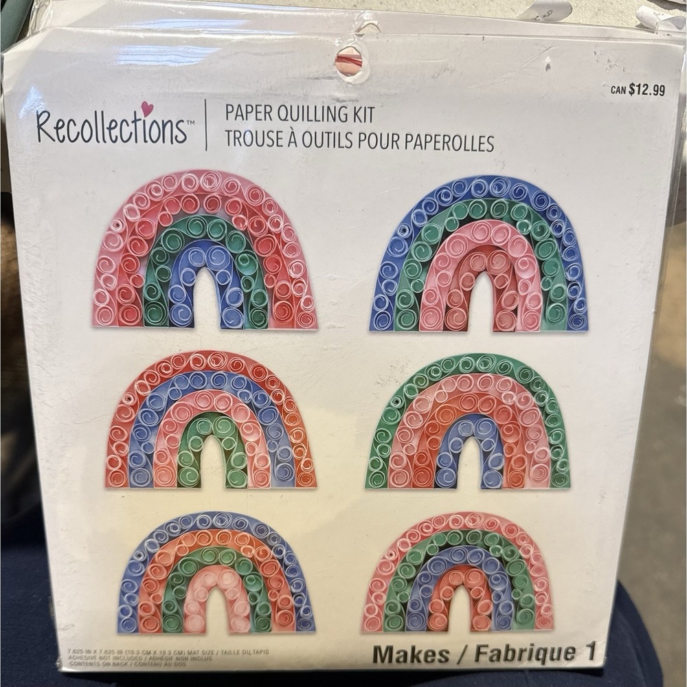 Recollections paper Quilling kit Rainbow New